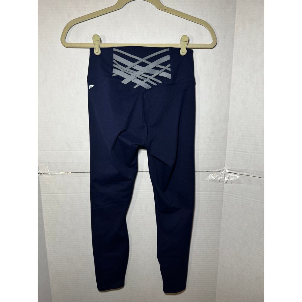 Fabletics Power Hold Leggings Small Navy with gray accent